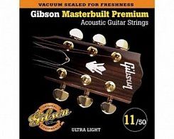 GIBSON SAG-MB11 MASTERBUILT PHOSPHOR BR .011-.050 струны для акустической гитары