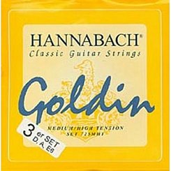Комплект басовых струн Hannabach 7257MHT GOLDIN