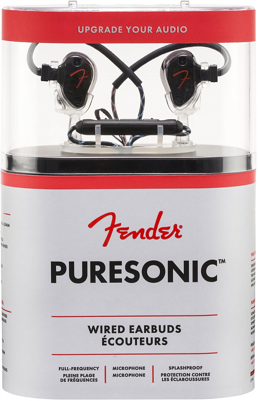 FENDER PureSonic Wired earbud Black в магазине Music-Hummer