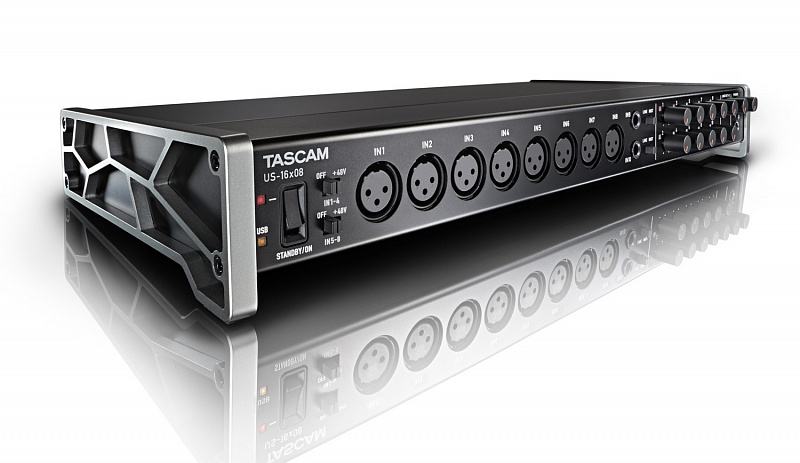Tascam US-16x08 USB аудио/MIDI интерфейс  в магазине Music-Hummer