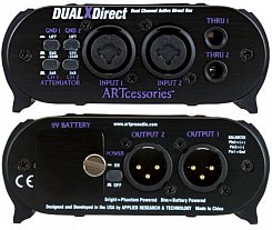 ART DUALXDirect двухканальный активный директ-бокс