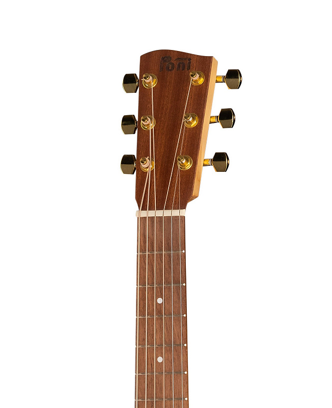 TR1-1 Гитара электро-акустическая, трэвел, клен, Poni в магазине Music-Hummer