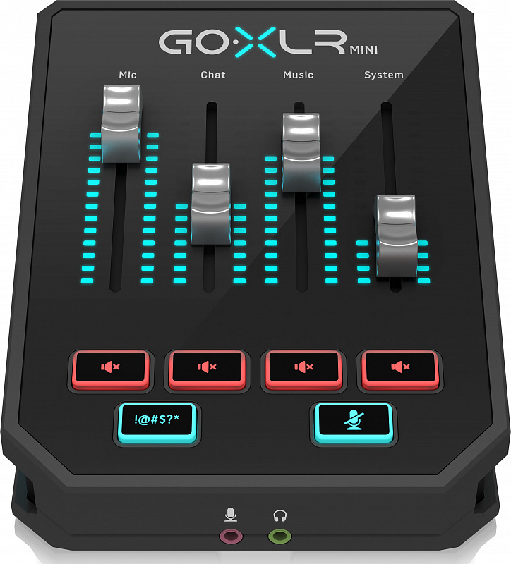 Звуковой интерфейс для live -стриминга и геймеров TC Helicon GO XLR MINI в магазине Music-Hummer