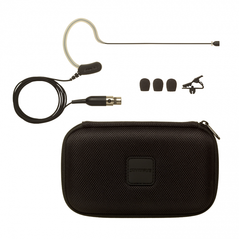 SHURE MX153B/O-TQG всенаправленный миниатюрный конденсаторный головной микрофон черного цвета в магазине Music-Hummer