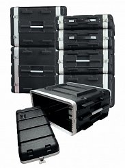 Rockcase ABS 24102B SALE  пластиковый рэковый кейс 2U, глубина 38см.