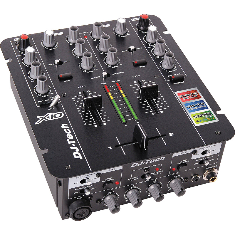 DJ-Tech X10  DJ-микшер со встроенным USB интерфейсом в магазине Music-Hummer