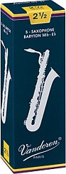 Vandoren SR243  трости для баритон-саксофона , традиционные (синяя пачка), №3, (упаковка 5 шт. )