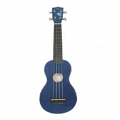 WIKI UK10G BBL -  гитара укулеле сопрано, клен, цвет синий глянец, чехол в комплекте