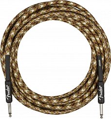 FENDER Professional Series Instrument Cable Straight/Straight 18.6` Desert Camo