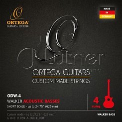 Комплект струн Ortega ODW-4 D-Walker для акустической бас-гитары