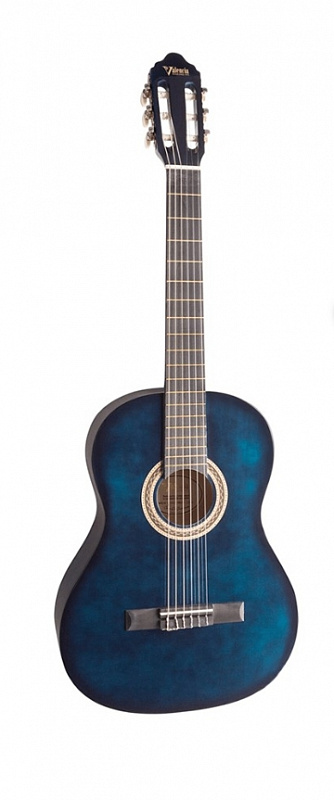 Классические гитара классическая синяя размер 1/2 valencia vc102bus в магазине Music-Hummer