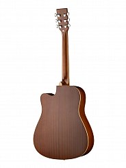 LF-4121C-SB Акустическая гитара, санберст, с вырезом, Homage