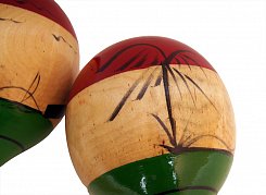 Деревянные маракасы с пальмами Fleet FLT-MA1750-2