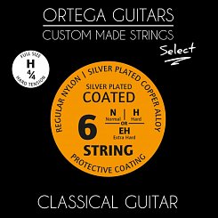 Комплект струн для классической гитары Ortega NYS44H Select