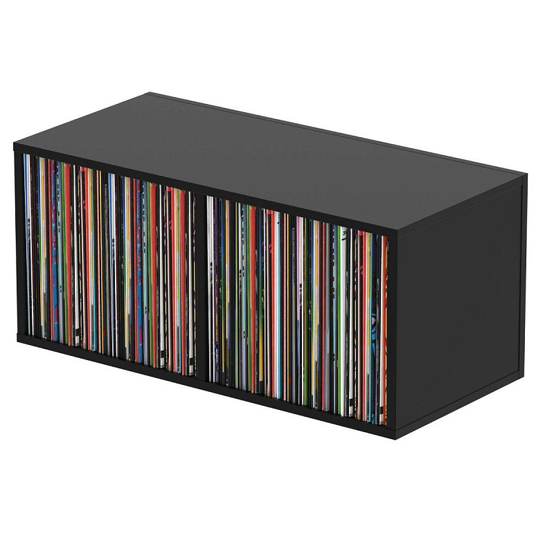 Подставка под виниловые пластинки Glorious Record Box Black 230 в магазине Music-Hummer