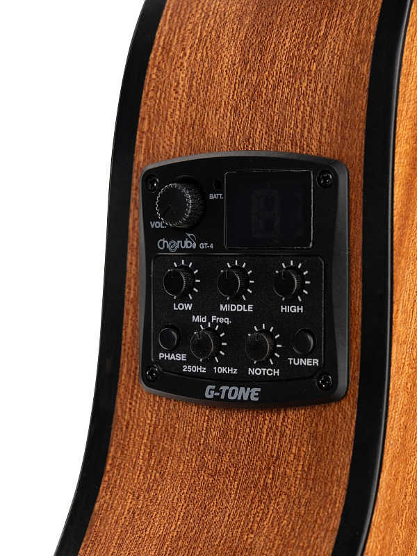 TR1-3 Гитара электро-акустическая, трэвел, сапеле, Poni в магазине Music-Hummer