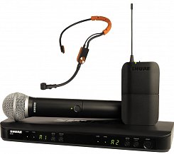 SHURE BLX1288E/SM31 K3E 606-636 MHz двухканальная радиосистема с головным микрофоном SM31FH и ручным передатчиком SM58