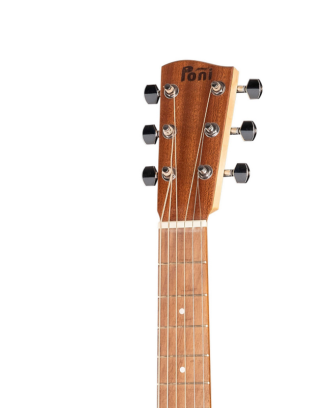 TR1-3 Гитара электро-акустическая, трэвел, сапеле, Poni в магазине Music-Hummer