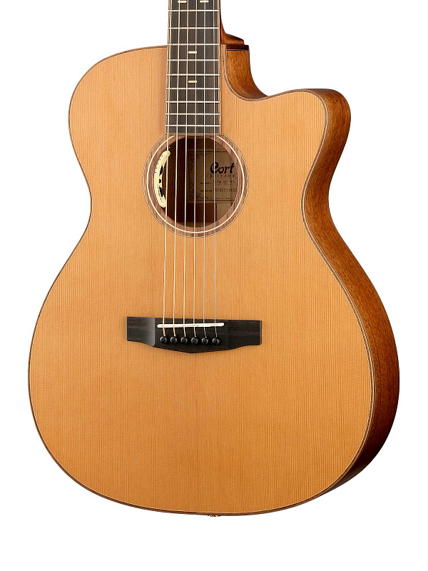 Flow-OC-NS Flow Series Электро-акустическая гитара, цвет натуральный, Cort в магазине Music-Hummer