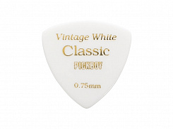 Медиаторы Pickboy GP-04W/075 Celluloid Vintage Classic White