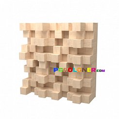 Деревянная акустическая панель — Блоки