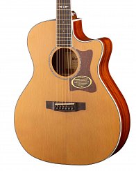 GA5F-BW-NS Grand Regal Series Электро-акустическая гитара, с вырезом, цвет натуральный, Cort