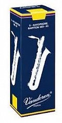 Vandoren SR244  трости для баритон-саксофона , традиционные (синяя пачка), №4, (упаковка 5 шт. )