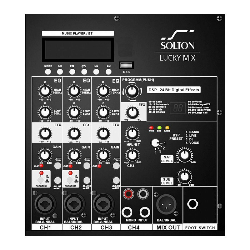 Комплект SOLTON Lucky MiX System в магазине Music-Hummer