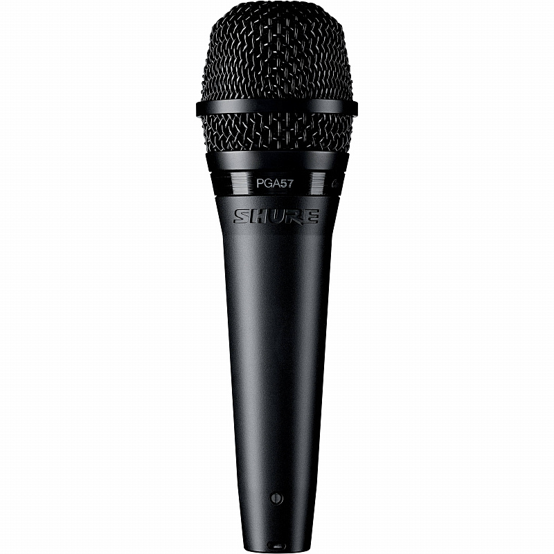 SHURE PGA57-XLR кардиоидный инструментальный микрофон c выключателем, с кабелем XLR -XLR в магазине Music-Hummer