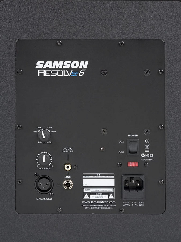 Активный студийный монитор Samson RESOLV SE6 в магазине Music-Hummer