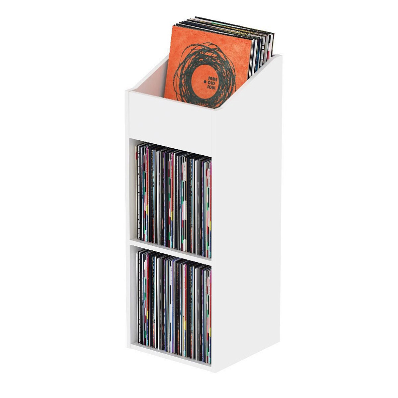 Стойка для виниловых пластинок Glorious Record Rack 330 White в магазине Music-Hummer