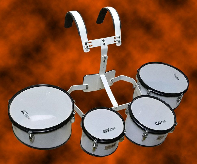 Комплект маршевых барабанов MEGATONE MDS-404HA/WH в магазине Music-Hummer