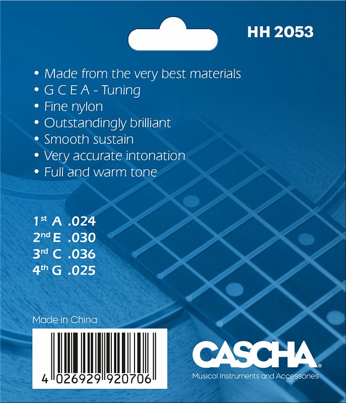 Комплект струн Cascha HH-2053 для укулеле сопрано в магазине Music-Hummer