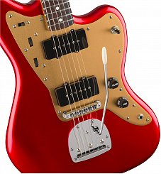 FENDER SQUIER DLX JAZZMSTER CNDY APLE RED TR