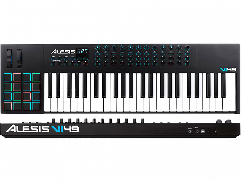 ALESIS VI49 миди клавиатура с послекасанием 49 клавиш в магазине Music-Hummer