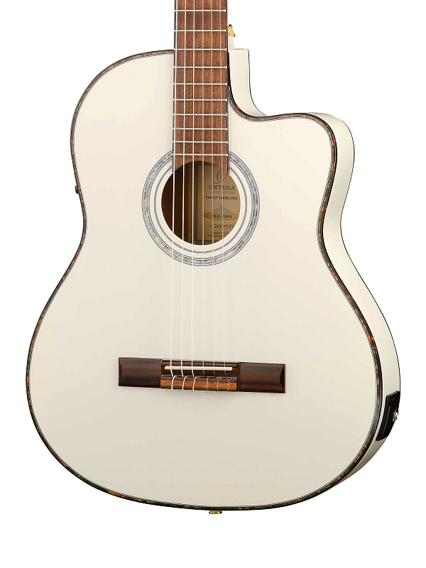 Классическая гитара Ortega RCE145WH Family Series Pro  в магазине Music-Hummer