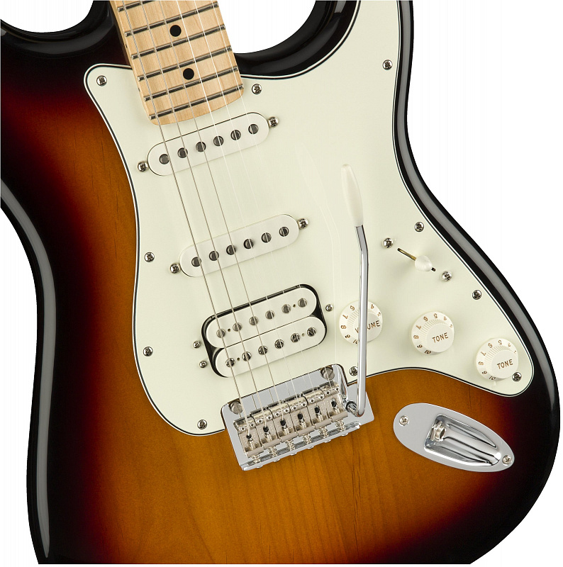 FENDER PLAYER Stratocaster HSS MN 3-Tone Sunburst в магазине Music-Hummer