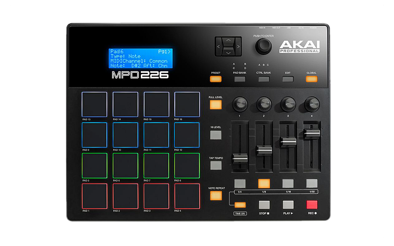 MIDI контроллер AKAI PRO MPD226 в магазине Music-Hummer