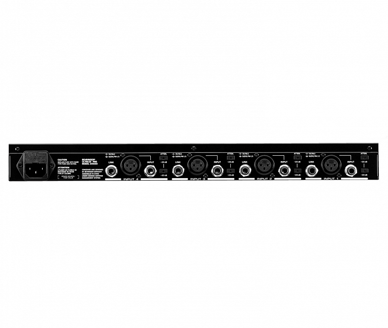 Проф. активный, четырехканальный Di-Box BEHRINGER DI4000 V2 в магазине Music-Hummer