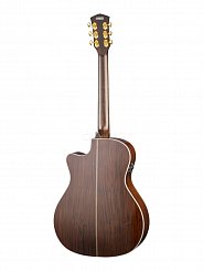 Gold-A8-WCASE-LB Gold Series Электро-акустическая гитара,с вырезом, санберст, с чехлом, Cort