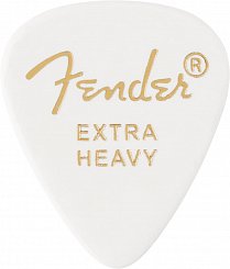 FENDER 351 Shape Premium Picks Extra Heavy White 12 Count