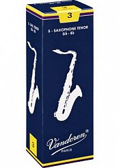 Vandoren SR224  трости для тенор-саксофона , традиционные (синяя пачка), №4, (упаковка 5 шт. )