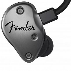 FENDER FXA5 PRO IEM- SILVER головные телефоны с двойным армированным сбалансированным массивом и бас портом
