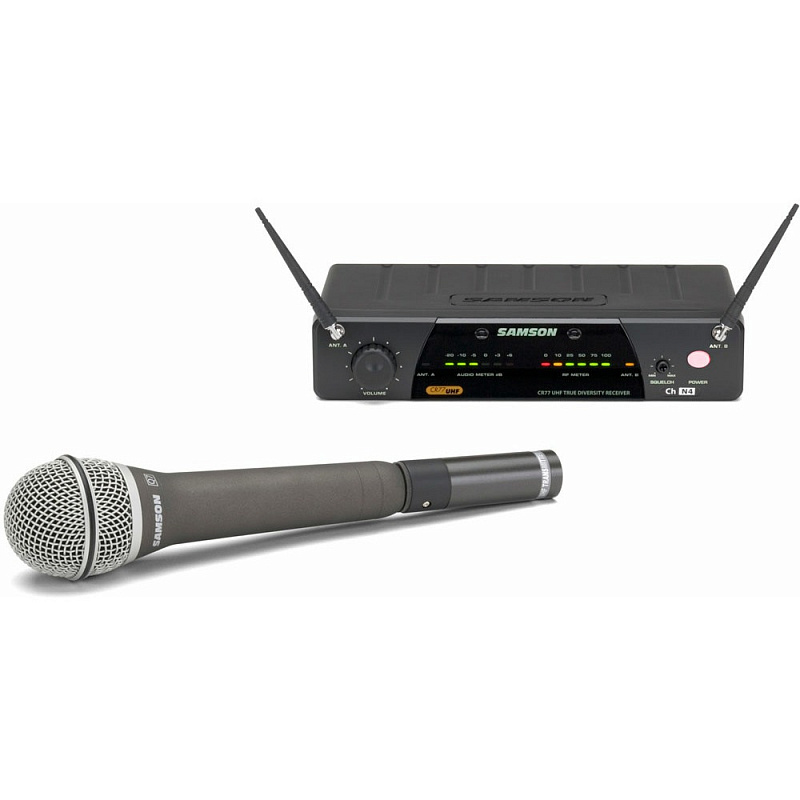 Ручная микрофонная радиосистема с микрофоном Samson AIRLINE 77 AX1+CR77 Series Q7 ch #E4 в магазине Music-Hummer