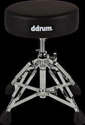 DHHT/Усиленный стульчик для барабанщика (круглый) серии Heavy Hitter, цвет - красный/DDRUM