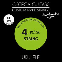 Комплект струн для концертного укулеле Ortega UKABK-CC Authentic