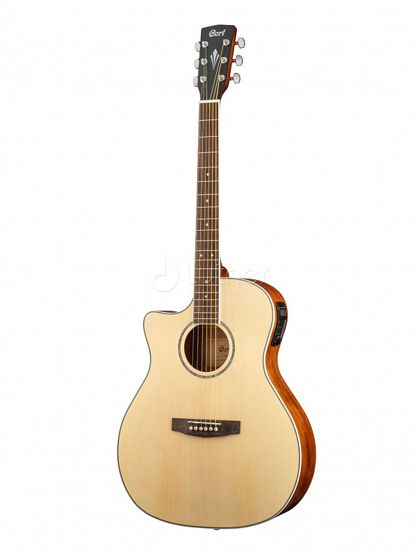 GA-MEDX-LH-OP Grand Regal Series Электро-акустическая гитара, с вырезом,леворукая, натуральный, Cort в магазине Music-Hummer