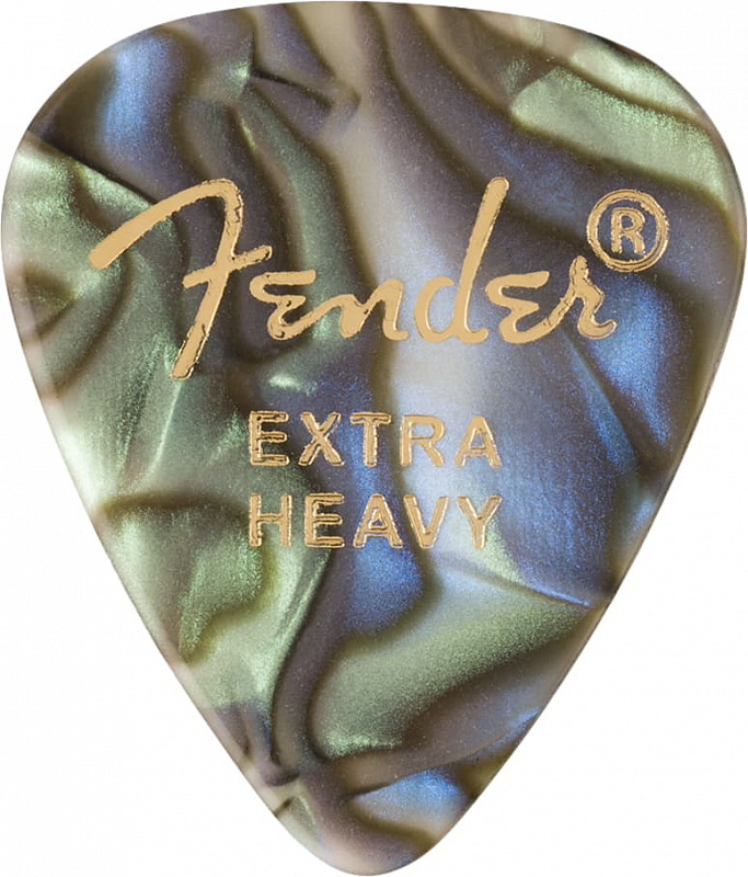 FENDER 351 Shape Premium Picks Extra Heavy Abalone 12 Count в магазине Music-Hummer