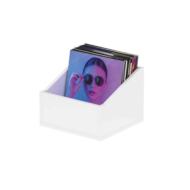Подставка под виниловые пластинки Glorious Record Box Advanced White 110 в магазине Music-Hummer