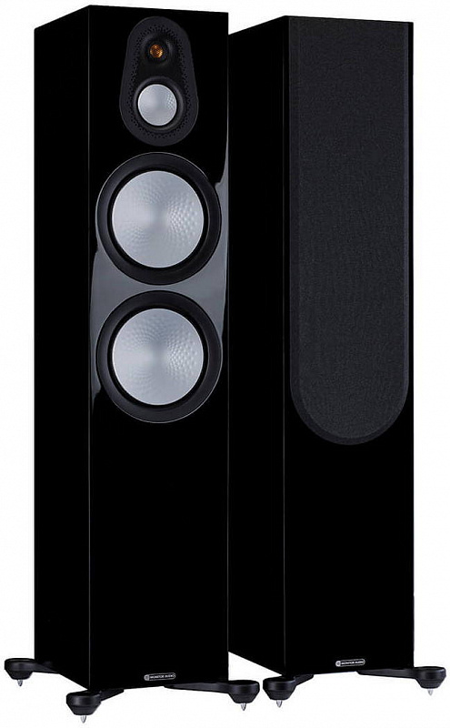 Напольная акустика Monitor Audio Silver 500 Black Gloss (7G) в магазине Music-Hummer